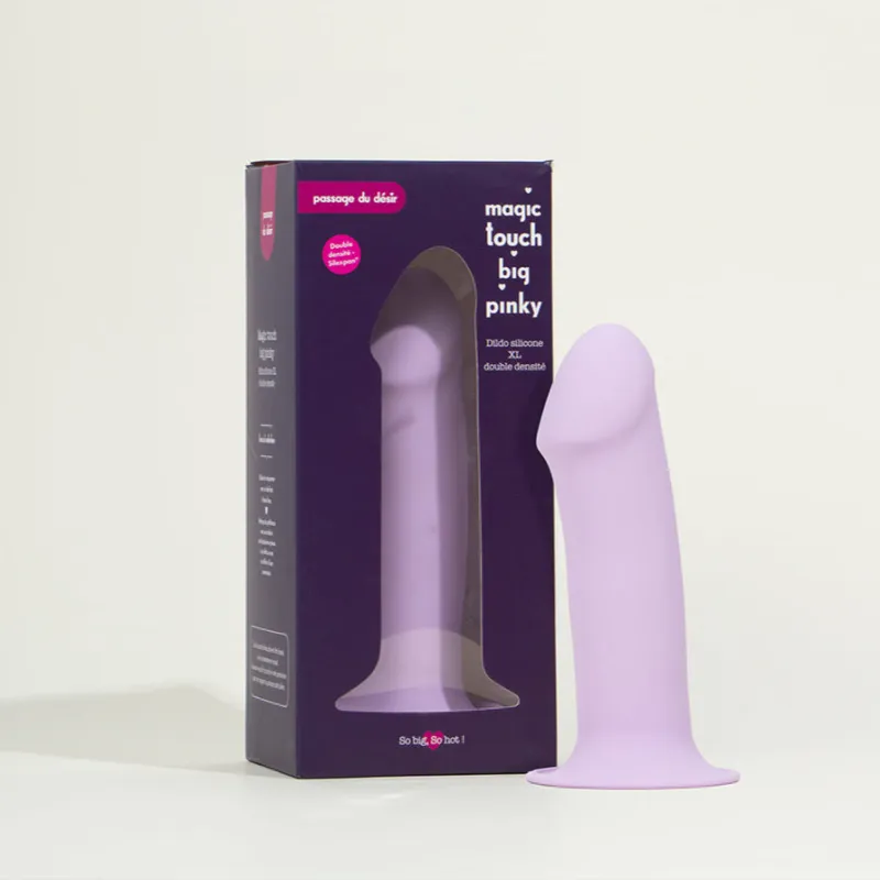 Magic Touch Big Pinky dildo double densité - 17,7 cm dont 16,5 cm insérables
