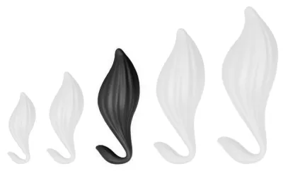 Plug Silicone BULBY L 17 x 8cm Noir