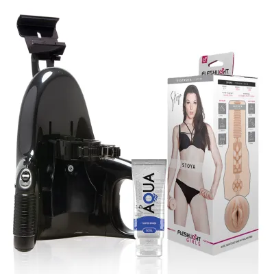 Pack Masturbateur Automatique + Vagin Stoya + Lubrifiant