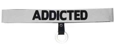 Addicted Cockring flexible avec Ceinture SILVER