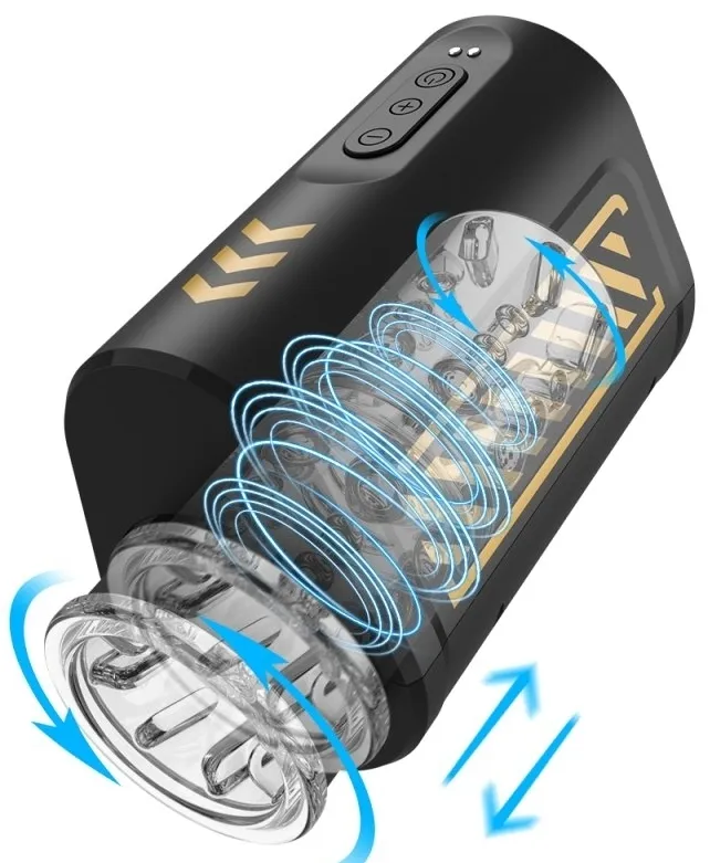 Masturbateur automatique WARNY Va-et-Vient et Rotations