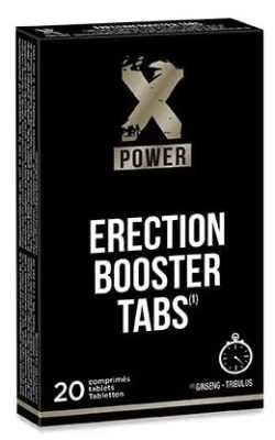 Stimulant ERECTION BOOSTER TABS XPower 20 comprimés