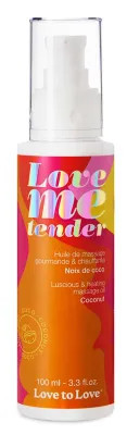 Huile de massage LOVE ME TENDER Noix de Coco 100ml