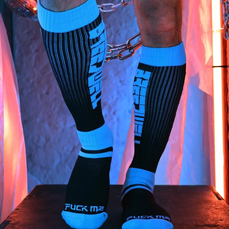 Chaussettes hautes ETERNITY Breedwell Noir-Turquoise