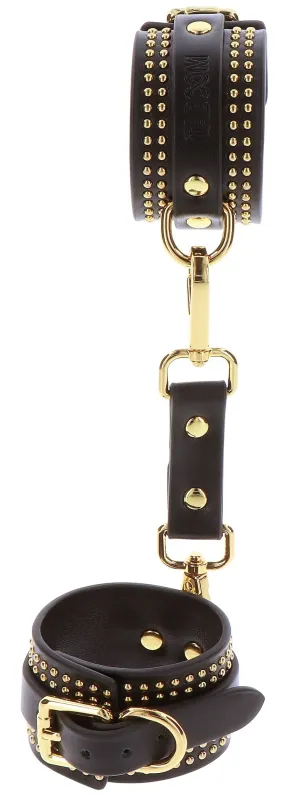 Menottes de poignets STUDDED VOGUE Noires