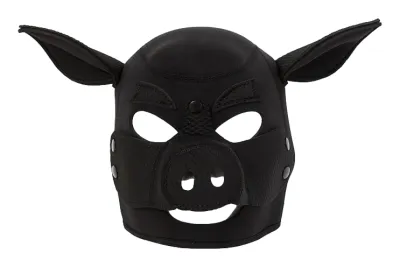 Cagoule Tête de Cochon PIG Noire
