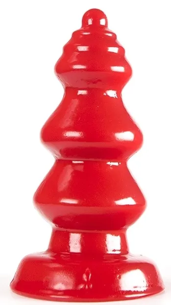 Plug anal ZIZI RIDGE 11 x 5 cm Rouge