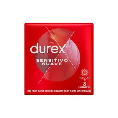Préservatifs ultra fins Durex Sensitive Soft - Boîte de 3 - Durex