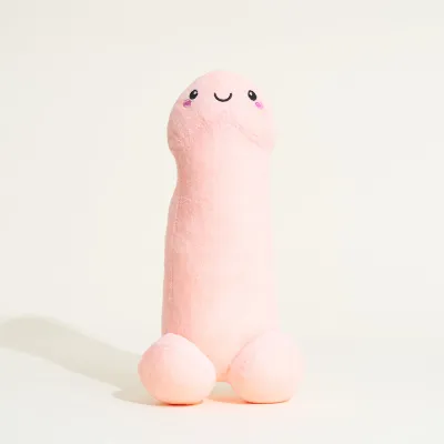 Peluche zizi - 13,5cm Rose pâle