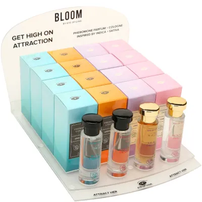 Présentoir Parfums Phéromones Bloom Collection - Eye of Love
