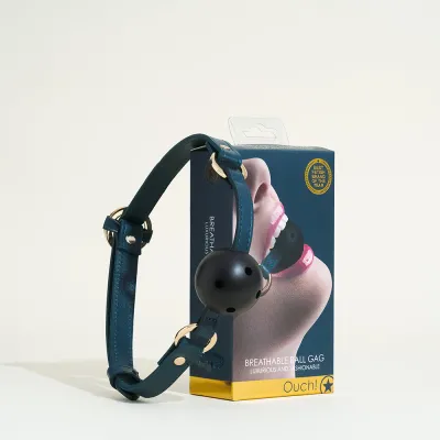 Bâillon boule Halo de Ouch ! - 7,7 x 4,4 cm ajustable