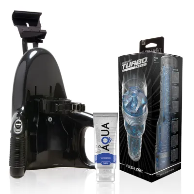 Pack Masturbateur Automatique + Turbo Thrust Blue + Lubrifiant