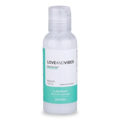 Lubrifiant LOVE AND VIBES effet sperme 60ml