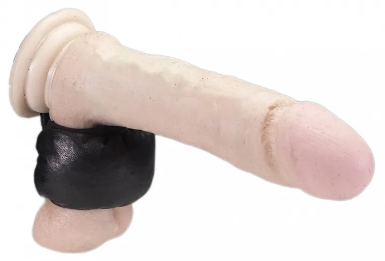Ballstretcher en cuir lesté 550 grammes Noir