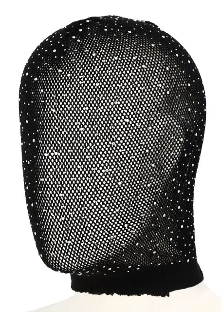 Cagoule en Résille avec Strass DIAMANDS