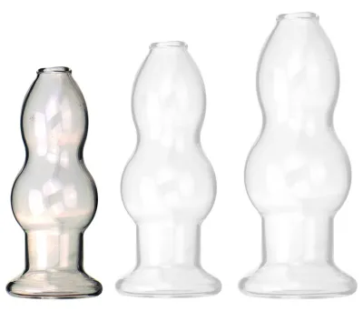 Plug creux en verre HOLL'EAU S 9.5 x 4cm