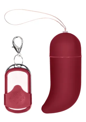 Oeuf vibrant sans fil G-SPOT CURVE 8.5 x 3.4cm Rouge