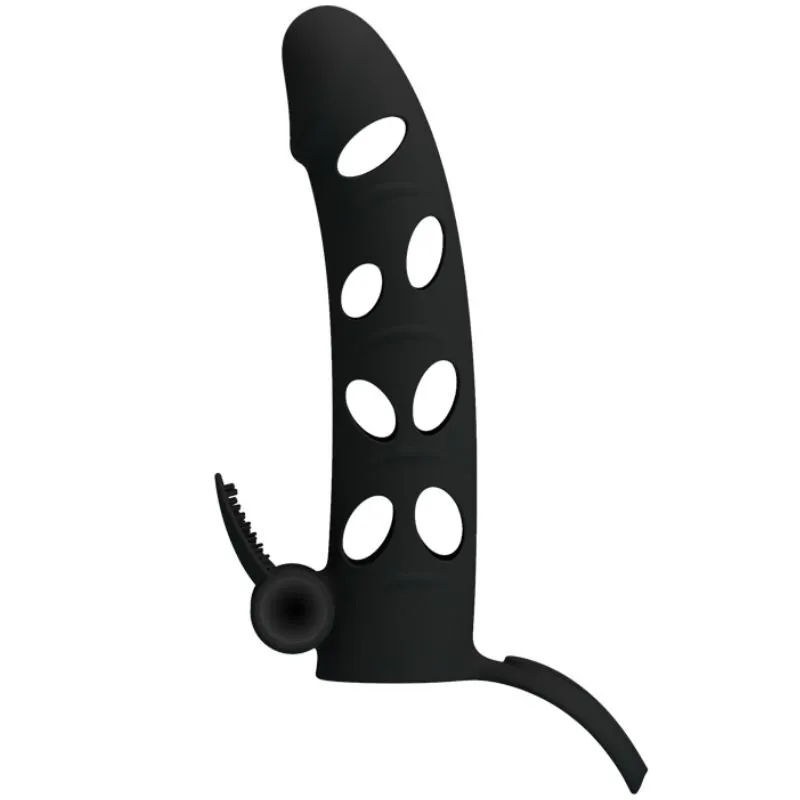 Gaine Pénienne Pretty Love Silicone Vibrante 15.2cm - Pretty Love