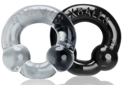 Pack Cockrings Ultraballs Oxballs Clear-Noir