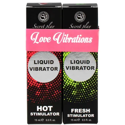 Pack gel intime Love Vibrations pour elle et lui - Secret Play