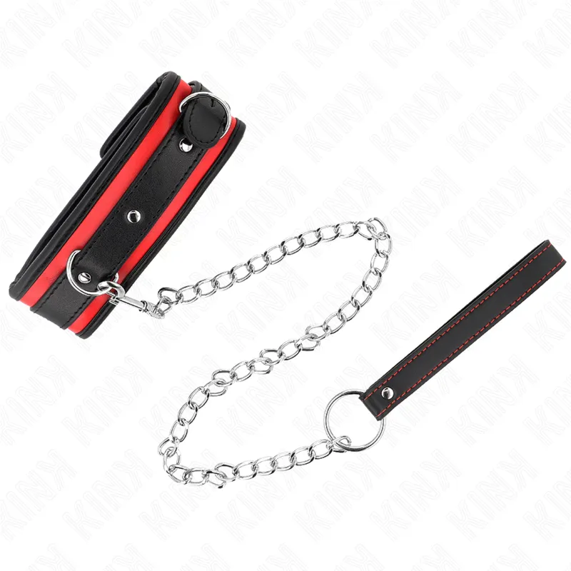 Collier BDSM Lourd avec Ceinture 65cm Réglable - KINK