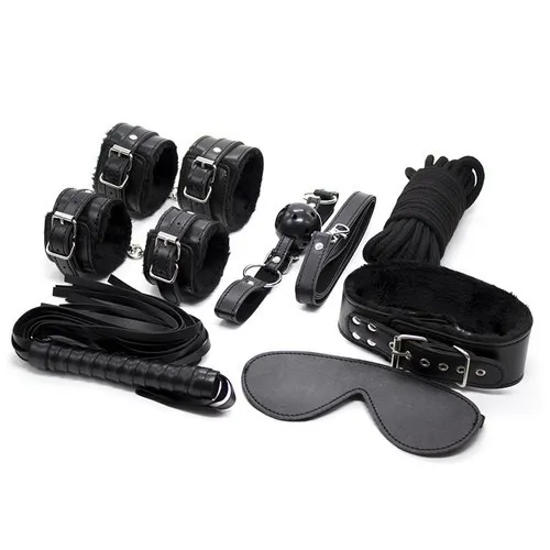 Coffret BDSM 7 Pièces WICKED Noir