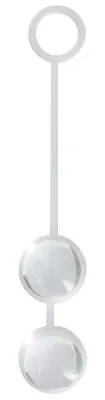 Boules de Geisha en verre DUO LOVE 2.6cm Transparentes