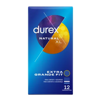 Préservatifs Natural XL taille extra-large x12 - Durex