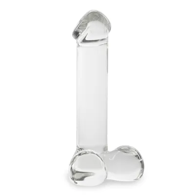 Gode godemichet en verre réaliste Nolan gode vaginal ou anal homme ou femme - Clear