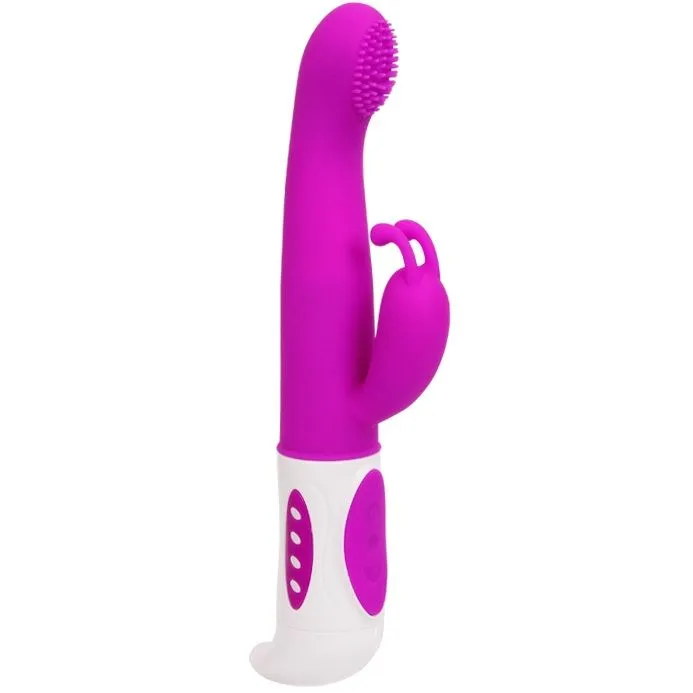 Vibromasseur Rabbit Hugh 12 Modes Lilas - Pretty Love