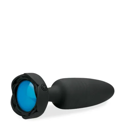 Bijou anal silicone vibrant va-et-vient et lumineux Lumea