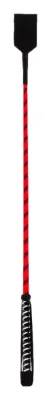 Devil Stick Cravache cuir et nylon NEON STICK 72cm Noir-Rouge