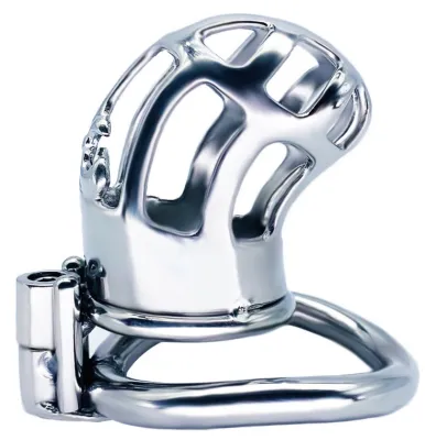 Cage de chasteté en métal ROYAL STEEL 7 x 3cm