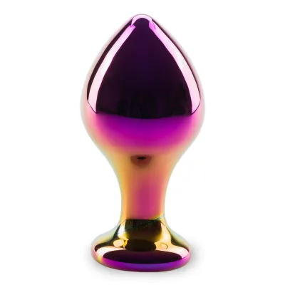 Plug anal en verre Chrome