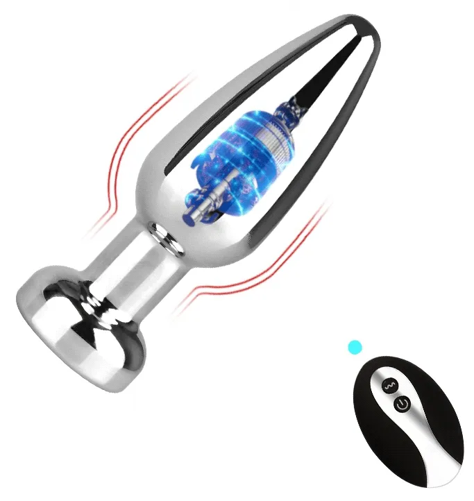 Plug vibrant en métal VIBE WIRE 10 x 3.7cm