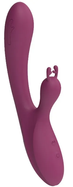 Vibro Rabbit DEER JACK 23cm Violet