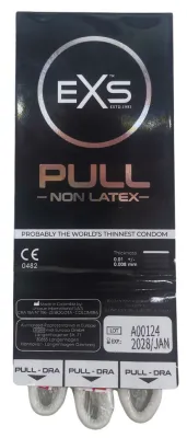 EXS Préservatifs sans latex PULL 55mm x3