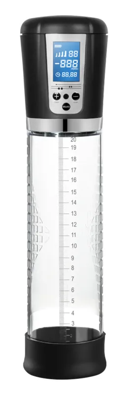 Pompe à pénis automatique PUMPED LCD 20 x 6cm
