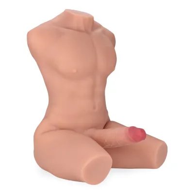 Buste masturbateur homme pénis vibrant télescopique et anus Egor 7,9kg